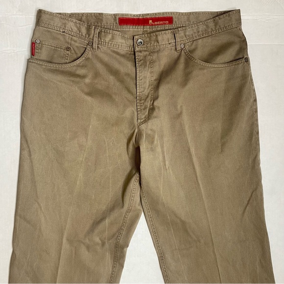 Alberto Tan Brown Corduroy Jeans - Picture 2 of 10
